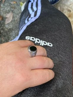 Mens Real Solid 925 Sterling Silver Black Onyx Signet Ring Round Pinky Sz 7-13 22 Mens Real Solid 925 Sterling Silver Black Onyx Signet Ring Round Pinky Sz 7-13 -Harlem Bling Shop harlembling mens real solid 925 sterling silver black onyx signet ring round pinky sz 7 13 63243.1664396640