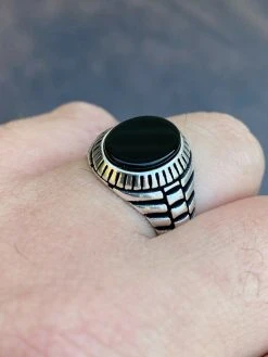 Mens Real Solid 925 Sterling Silver Black Onyx Signet Ring Round Pinky Sz 7-13 23 Mens Real Solid 925 Sterling Silver Black Onyx Signet Ring Round Pinky Sz 7-13 -Harlem Bling Shop harlembling mens real solid 925 sterling silver black onyx signet ring round pinky sz 7 13 66082.1664398532