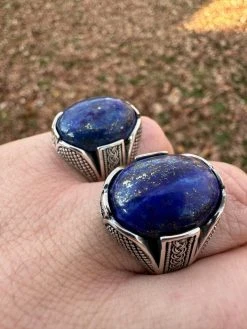 Mens Real Solid 925 Sterling Silver Blue Lapis Lazuli Gemstone Ring Sizes 6-13 24 Mens Real Solid 925 Sterling Silver Blue Lapis Lazuli Gemstone Ring Sizes 6-13 -Harlem Bling Shop harlembling mens real solid 925 sterling silver blue lapis lazuli gemstone ring sizes 6 13 82782.1700193718