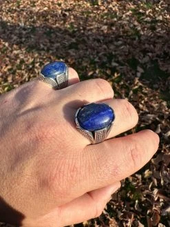 Mens Real Solid 925 Sterling Silver Blue Lapis Lazuli Gemstone Ring Sizes 6-13 37 Mens Real Solid 925 Sterling Silver Blue Lapis Lazuli Gemstone Ring Sizes 6-13 -Harlem Bling Shop harlembling mens real solid 925 sterling silver blue lapis lazuli gemstone ring sizes 6 13 90640.1700193753