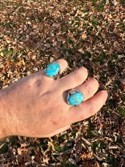 Mens Real Solid 925 Sterling Silver Blue Turquoise Natural Native Gemstone Ring 37 Mens Real Solid 925 Sterling Silver Blue Turquoise Natural Native Gemstone Ring -Harlem Bling Shop harlembling mens real solid 925 sterling silver blue turquoise natural native gemstone ring 45795.1700280231