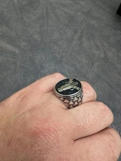 Mens Real Solid 925 Sterling Silver Double Guns Pistols Gangster Ring Size 7-13 -Harlem Bling Shop harlembling mens real solid 925 sterling silver double guns pistols gangster ring size 7 13 04392.1664300460