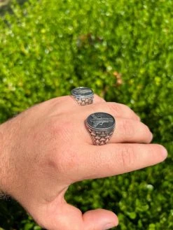 Mens Real Solid 925 Sterling Silver Double Guns Pistols Gangster Ring Size 7-13 -Harlem Bling Shop harlembling mens real solid 925 sterling silver double guns pistols gangster ring size 7 13 28344.1664302653