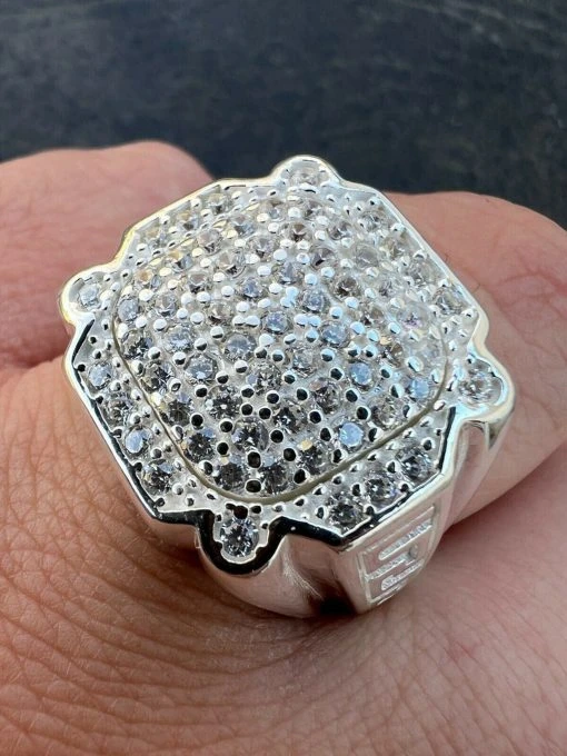 Mens Real Solid 925 Sterling Silver Ice Diamond Ring Hip Hop Pinky Or Any Finger 8 Mens Real Solid 925 Sterling Silver Ice Diamond Ring Hip Hop Pinky Or Any Finger -Harlem Bling Shop harlembling mens real solid 925 sterling silver ice diamond ring hip hop pinky or any finger 85168.1664356991