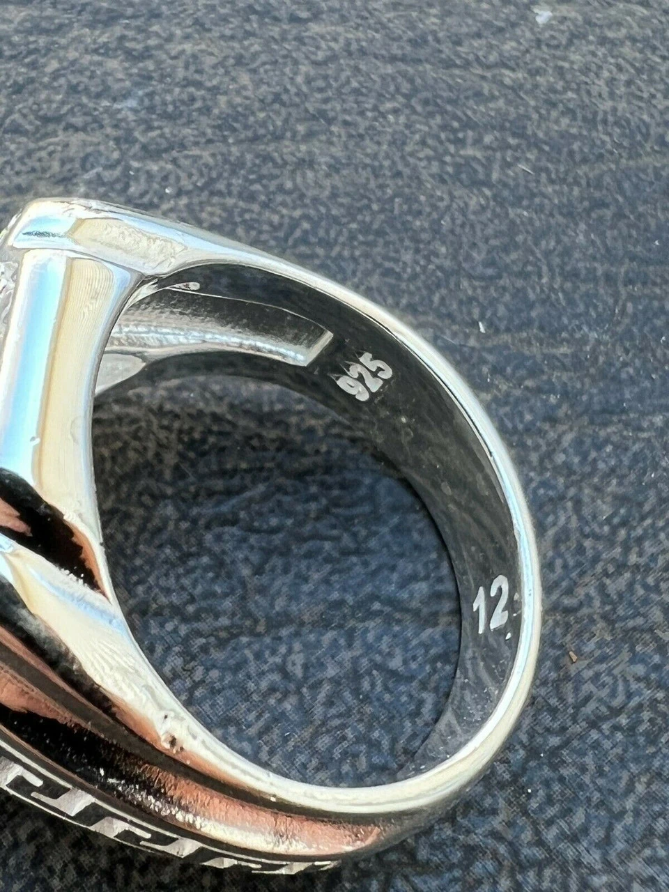 Mens Real Solid 925 Sterling Silver Ice Diamond Ring Hip Hop Pinky Or Any Finger 14 Mens Real Solid 925 Sterling Silver Ice Diamond Ring Hip Hop Pinky Or Any Finger - Image 12