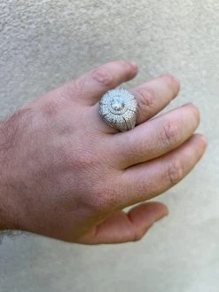 Mens Real Solid 925 Sterling Silver Iced CZ Solitaire Crown Pinky Ring Hip Hop 19 Mens Real Solid 925 Sterling Silver Iced CZ Solitaire Crown Pinky Ring Hip Hop -Harlem Bling Shop harlembling mens real solid 925 sterling silver iced cz solitaire crown pinky ring hip hop 06618.1666188599