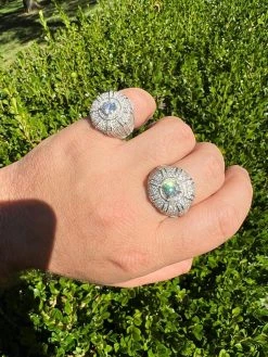 Mens Real Solid 925 Sterling Silver Iced CZ Solitaire Crown Pinky Ring Hip Hop 24 Mens Real Solid 925 Sterling Silver Iced CZ Solitaire Crown Pinky Ring Hip Hop -Harlem Bling Shop harlembling mens real solid 925 sterling silver iced cz solitaire crown pinky ring hip hop 50135.1666188616