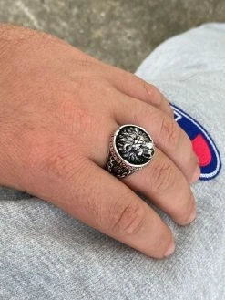 Mens Real Solid 925 Sterling Silver King Lion Of Judah Rasta Ring Sz 7-13 HEAVY -Harlem Bling Shop harlembling mens real solid 925 sterling silver king lion of judah rasta ring sz 7 13 heavy 03052.1664387475