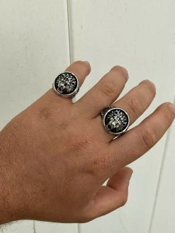 Mens Real Solid 925 Sterling Silver King Lion Of Judah Rasta Ring Sz 7-13 HEAVY -Harlem Bling Shop harlembling mens real solid 925 sterling silver king lion of judah rasta ring sz 7 13 heavy 73131.1664394516