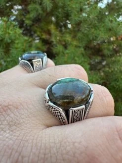 Mens Real Solid 925 Sterling Silver Labradorite Natural Gemstone Ring Sizes 6-13 40 Mens Real Solid 925 Sterling Silver Labradorite Natural Gemstone Ring Sizes 6-13 -Harlem Bling Shop harlembling mens real solid 925 sterling silver labradorite natural gemstone ring sizes 6 13 77774.1700280240