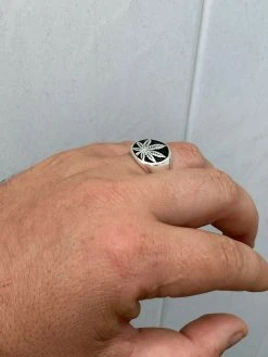 Mens Real Solid 925 Sterling Silver Marijuana Weed 420 Cannabis Ring Sz 7-13 -Harlem Bling Shop harlembling mens real solid 925 sterling silver marijuana weed 420 cannabis ring sz 7 13 01596.1664398023