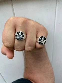 Mens Real Solid 925 Sterling Silver Marijuana Weed 420 Cannabis Ring Sz 7-13 -Harlem Bling Shop harlembling mens real solid 925 sterling silver marijuana weed 420 cannabis ring sz 7 13 76636.1664388944