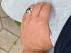 Mens Real Solid 925 Sterling Silver Marijuana Weed 420 Cannabis Ring Sz 7-13 -Harlem Bling Shop harlembling mens real solid 925 sterling silver marijuana weed 420 cannabis ring sz 7 13 93383.1664390129
