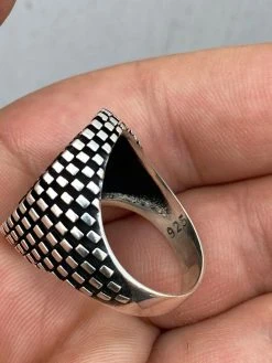 Mens Real Solid 925 Sterling Silver Ring Albanian Kosovo Double Headed Eagle -Harlem Bling Shop harlembling mens real solid 925 sterling silver ring albanian kosovo double headed eagle 27001.1664374198