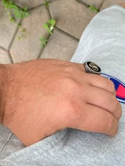 Mens Real Solid 925 Sterling Silver Ring Albanian Kosovo Double Headed Eagle -Harlem Bling Shop harlembling mens real solid 925 sterling silver ring albanian kosovo double headed eagle 35375.1664379949