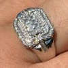 Mens Real Solid 925 Sterling Silver Ring Fully Iced Baguette Diamond Flooded Out 1 Mens Real Solid 925 Sterling Silver Ring Fully Iced Baguette Diamond Flooded Out -Harlem Bling Shop harlembling mens real solid 925 sterling silver ring fully iced baguette diamond flooded out 10416.1664372949