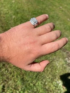 Mens Real Solid 925 Sterling Silver Ring Fully Iced Baguette Diamond Flooded Out 19 Mens Real Solid 925 Sterling Silver Ring Fully Iced Baguette Diamond Flooded Out -Harlem Bling Shop harlembling mens real solid 925 sterling silver ring fully iced baguette diamond flooded out 17953.1664388137