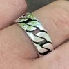 Men's Real Solid 925 Sterling Silver Ring Miami Cuban Link Men Wedding Band 8-13 -Harlem Bling Shop harlembling mens real solid 925 sterling silver ring miami cuban link men wedding band 8 13 38465.1664375866