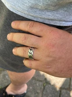 Men's Real Solid 925 Sterling Silver Ring Miami Cuban Link Men Wedding Band 8-13 28 Men's Real Solid 925 Sterling Silver Ring Miami Cuban Link Men Wedding Band 8-13 -Harlem Bling Shop harlembling mens real solid 925 sterling silver ring miami cuban link men wedding band 8 13 96864.1664383437