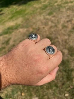 Mens Real Solid 925 Sterling Silver Sailor Navigational North Star Compass Ring -Harlem Bling Shop harlembling mens real solid 925 sterling silver sailor navigational north star compass ring 37147.1664300808