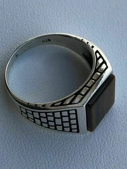 Mens Real Solid 925 Sterling Silver Tiger Eye Square Ring Size 7 8 9 10 11 12 13 -Harlem Bling Shop harlembling mens real solid 925 sterling silver tiger eye square ring size 7 8 9 10 11 12 13 97357.1664376221