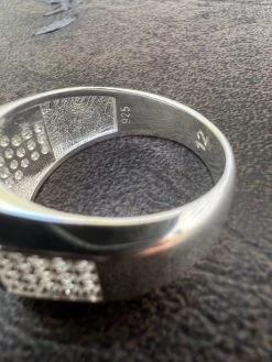 Mens Real Solid 925 Sterling Silver W. 14k Rose Gold Accent Iced CZ Ring Hip Hop 25 Mens Real Solid 925 Sterling Silver W. 14k Rose Gold Accent Iced CZ Ring Hip Hop -Harlem Bling Shop harlembling mens real solid 925 sterling silver w 14k rose gold accent iced cz ring hip hop 44729.1664300764