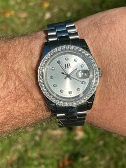 Mens Real Stainless Iced 3.3ct Moissanite Watch Pass Diamond Tester 41mm Pearl 20 Mens Real Stainless Iced 3.3ct Moissanite Watch Pass Diamond Tester 41mm Pearl -Harlem Bling Shop harlembling mens real stainless iced 3.3ct moissanite watch pass diamond tester 41mm pearl 96586.1664378498