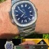 Mens Real Stainless Steel Iced 2ct Moissanite Watch Pass Diamond Test Blue Face 1 Mens Real Stainless Steel Iced 2ct Moissanite Watch Pass Diamond Test Blue Face -Harlem Bling Shop harlembling mens real stainless steel iced 2ct moissanite watch pass diamond test blue face 91784.1664357181