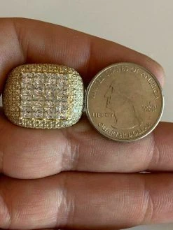 Mens Solid 14k Gold 925 Silver Baguette Diamond Pinky RING HIP-HOP Icy Bust Down 21 Mens Solid 14k Gold 925 Silver Baguette Diamond Pinky RING HIP-HOP Icy Bust Down -Harlem Bling Shop harlembling mens solid 14k gold 925 silver baguette diamond pinky ring hip hop icy bust down 49110.1665670928