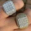Mens Solid 14k Gold 925 Silver Baguette Diamond Pinky RING HIP-HOP Icy Bust Down -Harlem Bling Shop harlembling mens solid 14k gold 925 silver baguette diamond pinky ring hip hop icy bust down 55611.1664394379