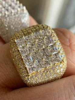 Mens Solid 14k Gold 925 Silver Baguette Diamond Pinky RING HIP-HOP Icy Bust Down 16 Mens Solid 14k Gold 925 Silver Baguette Diamond Pinky RING HIP-HOP Icy Bust Down -Harlem Bling Shop harlembling mens solid 14k gold 925 silver baguette diamond pinky ring hip hop icy bust down 88277.1664390072