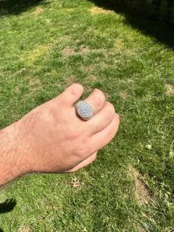 Men's Solid 925 Silver & 14k Gold Plated 2.5ct MOISSANITE Mens Hip Hop Iced Ring -Harlem Bling Shop harlembling mens solid 925 silver and 14k gold plated 2.5ct moissanite mens hip hop iced ring 94110.1683752077