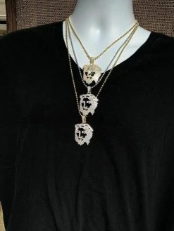 Men's Solid 925 Silver Ghost Cut Out JESUS Piece Diamond 2" BIG SUPER ICED Chain -Harlem Bling Shop harlembling mens solid 925 silver ghost cut out jesus piece diamond 2 big super iced chain 15249.1664400505