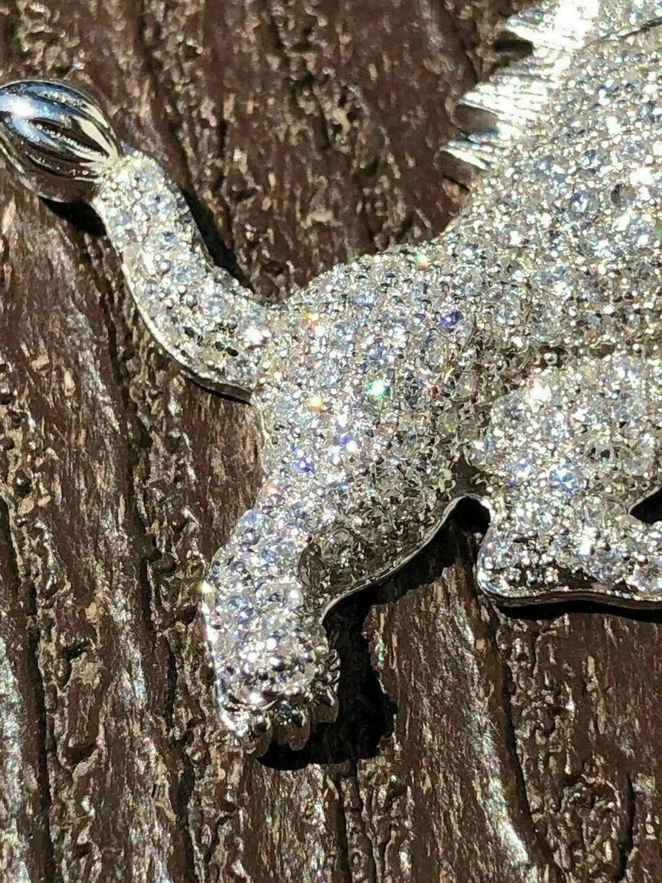 Mens Solid 925 Silver Real Iced 2ct Diamond Rasta Lion Icy Leo Pendant 14k Gold 11 Mens Solid 925 Silver Real Iced 2ct Diamond Rasta Lion Icy Leo Pendant 14k Gold - Image 9