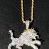 Mens Solid 925 Silver Super Icy Two Tone Diamond Rasta Lion Leo Pendant 14k Gold 2 Mens Solid 925 Silver Super Icy Two Tone Diamond Rasta Lion Leo Pendant 14k Gold -Harlem Bling Shop harlembling mens solid 925 silver super icy two tone diamond rasta lion leo pendant 14k gold 85733.1664377338