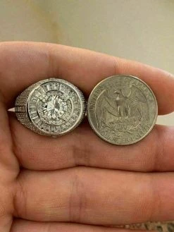 Men's Solid 925 Sterling Silver Big Diamond Solitaire RING Real Icy Large Pinky 20 Men's Solid 925 Sterling Silver Big Diamond Solitaire RING Real Icy Large Pinky -Harlem Bling Shop harlembling mens solid 925 sterling silver big diamond solitaire ring real icy large pinky 08513.1664375328