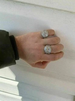 Men's Solid 925 Sterling Silver Big Diamond Solitaire RING Real Icy Large Pinky 19 Men's Solid 925 Sterling Silver Big Diamond Solitaire RING Real Icy Large Pinky -Harlem Bling Shop harlembling mens solid 925 sterling silver big diamond solitaire ring real icy large pinky 31538.1664399287