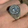 Men's Solid 925 Sterling Silver Big Diamond Solitaire RING Real Icy Large Pinky -Harlem Bling Shop harlembling mens solid 925 sterling silver big diamond solitaire ring real icy large pinky 49286.1664376496