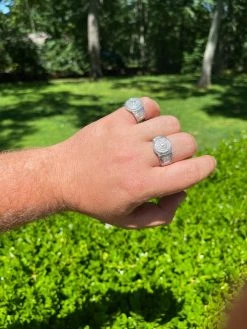 Men's Solid 925 Sterling Silver Diamond Pinky RING ICED Bust Out Down Size 7-13 20 Men's Solid 925 Sterling Silver Diamond Pinky RING ICED Bust Out Down Size 7-13 -Harlem Bling Shop harlembling mens solid 925 sterling silver diamond pinky ring iced bust out down size 7 13 06794.1664389674