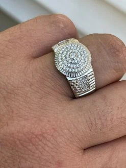 Men's Solid 925 Sterling Silver Diamond Pinky RING ICED Bust Out Down Size 7-13 17 Men's Solid 925 Sterling Silver Diamond Pinky RING ICED Bust Out Down Size 7-13 -Harlem Bling Shop harlembling mens solid 925 sterling silver diamond pinky ring iced bust out down size 7 13 43209.1664378432