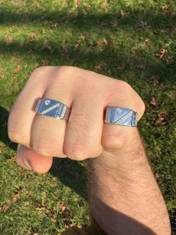 Mens Solid 925 Sterling Silver Iced Out Moissanite Ring - Sizes 6-13 - Passes Tester 36 Mens Solid 925 Sterling Silver Iced Out Moissanite Ring - Sizes 6-13 - Passes Tester -Harlem Bling Shop harlembling mens solid 925 sterling silver iced out moissanite ring sizes 6 13 passes tester 69321.1703048649