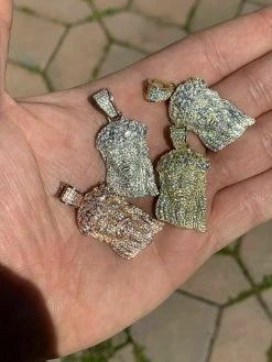 Mens Solid 925 Sterling Silver Jesus Piece Real Iced Bust Down Yellow Rose Gold 16 Mens Solid 925 Sterling Silver Jesus Piece Real Iced Bust Down Yellow Rose Gold -Harlem Bling Shop harlembling mens solid 925 sterling silver jesus piece real iced bust down yellow rose gold 53641.1664387078