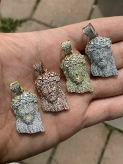 Mens Solid 925 Sterling Silver Jesus Piece Real Iced Bust Down Yellow Rose Gold 21 Mens Solid 925 Sterling Silver Jesus Piece Real Iced Bust Down Yellow Rose Gold -Harlem Bling Shop harlembling mens solid 925 sterling silver jesus piece real iced bust down yellow rose gold 94844.1664392192