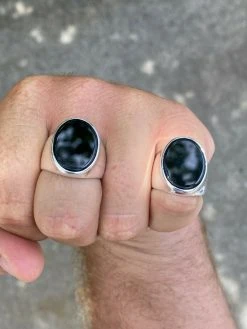 Men's Solid 925 Sterling Silver Real Black Onyx Signet Ring Sz 7-13 Pinky Large -Harlem Bling Shop harlembling mens solid 925 sterling silver real black onyx signet ring sz 7 13 pinky large 50277.1664379475