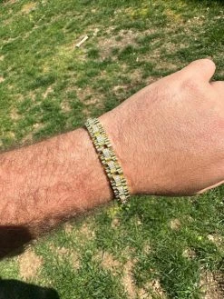 MOISSANITE 10mm Iced Presidential Bracelet Real 14K Gold Over 925 Silver Flooded -Harlem Bling Shop harlembling moissanite 10mm iced presidential bracelet real 14k gold over 925 silver flooded 28843.1688685477