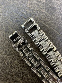 MOISSANITE 10mm Iced Presidential Bracelet Real 925 Silver Flooded Out Hip Hop -Harlem Bling Shop harlembling moissanite 10mm iced presidential bracelet real 925 silver flooded out hip hop 80443.1688685181