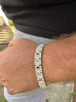 MOISSANITE 10mm Iced Presidential Bracelet Real 925 Silver Flooded Out Hip Hop -Harlem Bling Shop harlembling moissanite 10mm iced presidential bracelet real 925 silver flooded out hip hop 99101.1688685499
