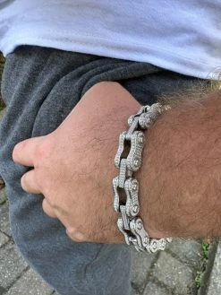 MOISSANITE 12mm Mens 3D Fully Iced Bike Bicycle Link Bracelet Hip Hop 6.5-8.5" 33 MOISSANITE 12mm Mens 3D Fully Iced Bike Bicycle Link Bracelet Hip Hop 6.5-8.5" -Harlem Bling Shop harlembling moissanite 12mm mens 3d fully iced bike bicycle link bracelet hip hop 6.5 8.5 79246.1697164487