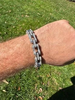 MOISSANITE 12mm Mens 3D Fully Iced Bike Bicycle Link Bracelet Hip Hop 6.5-8.5" 37 MOISSANITE 12mm Mens 3D Fully Iced Bike Bicycle Link Bracelet Hip Hop 6.5-8.5" -Harlem Bling Shop harlembling moissanite 12mm mens 3d fully iced bike bicycle link bracelet hip hop 6.5 8.5 86979.1697164370