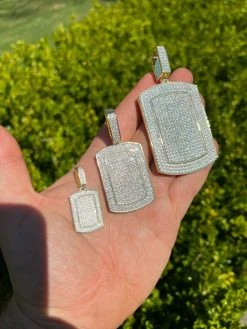 MOISSANITE 14k Gold Vermeil Dog Tag Iced Hip Hop Pendant Necklace Diamond Tester 17 MOISSANITE 14k Gold Vermeil Dog Tag Iced Hip Hop Pendant Necklace Diamond Tester -Harlem Bling Shop harlembling moissanite 14k gold vermeil dog tag iced hip hop pendant necklace diamond tester 44409.1664359854